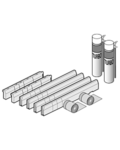 Villeroy & Boch installation set U91411100 for shower trays, 1200 x 800 - 1800 x 1000