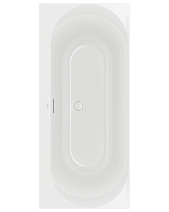 Villeroy und Boch Duo de baignoires d&#39;angle Loop &amp; friends UBA170LOF2V-01 170x75cm, forme intérieure ovale, blanc