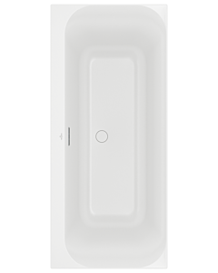 Villeroy und Boch Duo de baignoires d&#39;angle Loop &amp; friends UBA170LSF2V-RW 170x75cm, forme intérieure angulaire, blanc pierre
