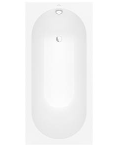 Villeroy und Boch rectangular bathtub UBQ160OBE2V-RW 160 x 75 cm, stone white