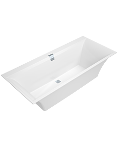 Villeroy & Boch Squaro Edge 12 Rechteck-Badewanne Einbau UBQ170SQE2DV-01,  170 x 75 cm, Weiß Alpin