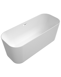 Villeroy und Boch Finion Rechteck-Freistehwanne 177FIN7A100V2RW 170 x 70 cm, Design-Ring, stone white, chrom