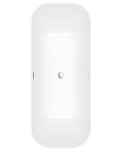 Villeroy und Boch Finion baignoire autoportante rectangulaire 177FIN7A100V4RW 170 x 70 cm, blanc pierre, chromé