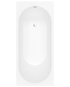 Villeroy und Boch Oberon 2.0 rectangular bathtub UBQ181OBR2DV-RW 180x80cm, stone white