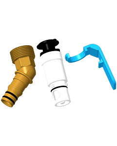 Villeroy und Boch water inlet UPCON0137 water flow 20 l / min, integrated in overflow