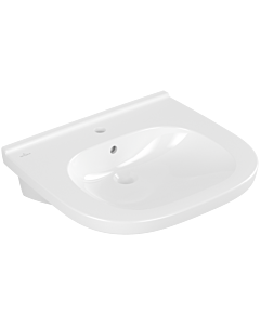 Villeroy & Boch O.Novo Vita Waschtisch 411960T2 weiss AntiBac c-plus, 60x55cm, mit Hahnloch