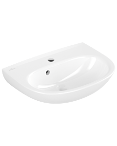 Villeroy und Boch O.novo washbasin 434050R1 50x38cm, oval, tap hole with overflow, white C-plus