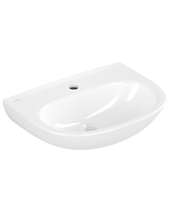 Villeroy und Boch O.novo Waschtisch 434051R1 50x38cm, oval, Hahnloch ohne Überlauf, weiß C-plus