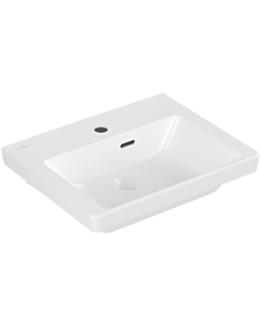 Villeroy und Boch Subway 3.0 Handwaschbecken 437050RW 50x40cm, mit Hahnloch/mit Überlauf, stone white C-plus