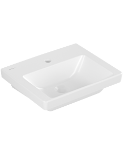 Villeroy und Boch Subway 3. 1930 hand washbasin 4370FLRW 45x37cm, with tap hole / without overflow, stone white C-plus