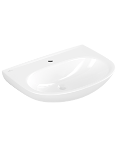 Lavabo Villeroy &amp; Boch 4A4066R1 65 x 48 cm, ovale, sans trop-plein, blanc C-plus