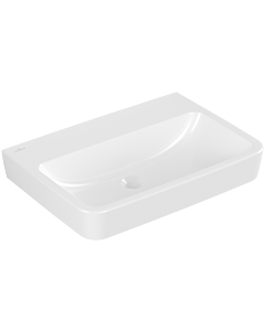 Villeroy und Boch O.novo built-in/countertop washbasin 4A41KF01 65 x 46 cm, without tap hole, square, without overflow, white