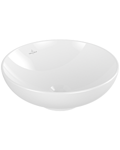Villeroy und Boch Loop &amp; friends countertop washbasin 4A460101 d= 42cm, without tap hole bank, without overflow, white