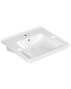 Villeroy und Boch Vicare Waschtisch 4A686001 60x55cm, mit Hahnloch, mit Überlauf, weiß