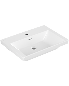Villeroy und Boch Subway 3. 1930 vasque 4A7065RW 65x47cm, avec 2000 / avec trop-plein, blanc pierre C-plus