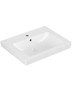 Villeroy & Boch Waschtisch Subway 2.0 71136G01 60 x 47 cm, weiss, mit Hahnloch, mit Überlauf
