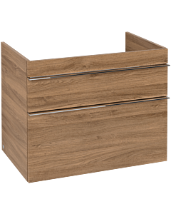 Villeroy und Boch Venticello vanity unit A92501RH 75.3x59x50.2cm, chrome handle, Kansas Oak