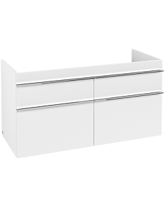 Villeroy & Boch Venticello Unterschrank A92901MS XXL, 115,3x59x50,2cm, Griff Chrom, Weiß Matt