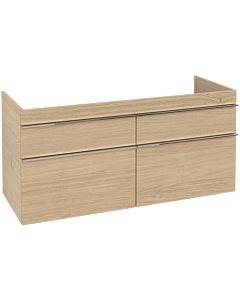 Villeroy und Boch Venticello Waschtisch-Unterschrank A93001VJ 125,3 x 59 x 50,2 cm, Griff Chrom, nordic oak