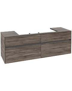Villeroy und Boch Collaro Waschtischunterschrank C03100RK 160x54,8x50cm, Waschtisch mittig, Stone Oak