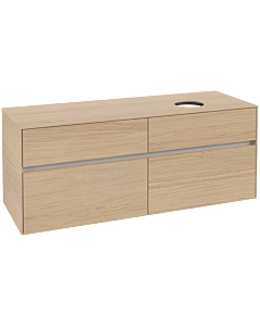 Villeroy und Boch Collaro vanity unit C04700VJ 140 x 54.8 x 50 cm, Nordic Oak
