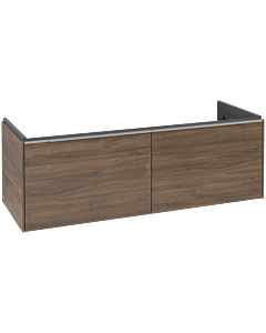 Villeroy und Boch Subway 3. 1930 vanity unit C567L0VH 127.2x42.9x47.8cm, with LED / handle aluminum glossy, arizona oak