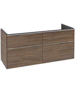 Villeroy und Boch Subway 3. 1930 vanity unit C56800VH 127.2x56.6x47.8cm, without LED / handle aluminum glossy, arizona oak