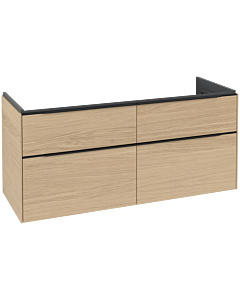 Villeroy und Boch Subway 3. 1930 C56801VJ 127,2x56,6x47,8cm, sans LED / poignée Volcano noir, chêne nordique