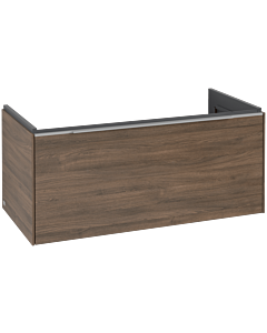 Villeroy und Boch Subway 3. 1930 vanity unit C56900VH 97.3x42.9x47.8cm, without LED / handle aluminum glossy, arizona oak