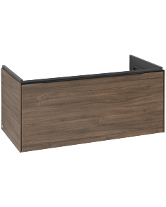 Villeroy und Boch Subway 3. 1930 C569L1VH 97,3x42,9x47,8cm, avec LED / poignée Volcano noir, chêne arizona