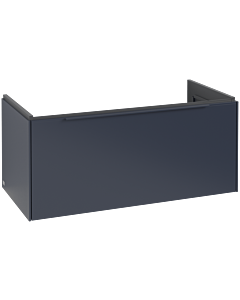 Villeroy und Boch Subway 3.0 Waschtisch-Unterschrank C569L2VQ 97,3x42,9x47,8cm, mit LED/Griff monochrom, marine blue