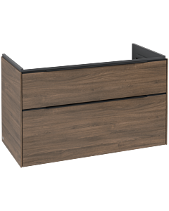 Villeroy und Boch Subway 3. 1930 C57001VH 97,3x57,6x47,8cm, sans LED / poignée Volcano noir, chêne arizona