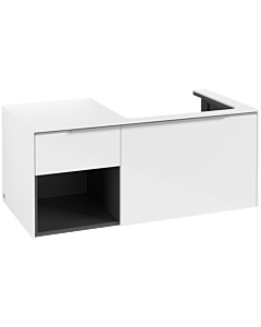 Villeroy und Boch Subway 3. 1930 vanity unit C57100VE 100.1x42.25x51.6cm, without LED / handle aluminum glossy, brilliant white