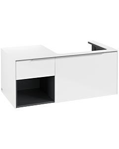 Villeroy und Boch Subway 3. 1930 vanity unit C571L0VE 100.1x42.25x51.6cm, with LED / handle aluminum glossy, brilliant white