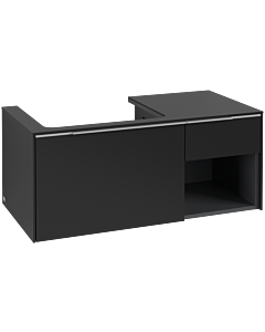 Villeroy und Boch Subway 3. 1930 C57200VL 100,1x42,25x51,6cm, sans LED / poignée aluminium brillant, noir volcan