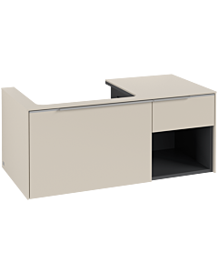 Villeroy und Boch Subway 3. 1930 C57200VN 100,1x42,25x51,6cm, sans LED / poignée aluminium brillant, gris cachemire