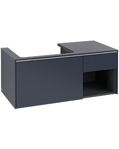 Villeroy und Boch Subway 3. 1930 C57200VQ 100,1x42,25x51,6cm, sans LED / poignée aluminium brillant, bleu marine