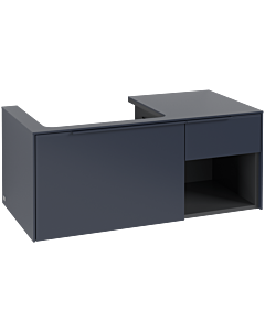 Villeroy und Boch Subway 3.0 Waschtisch-Unterschrank C57202VQ 100,1x42,25x51,6cm, ohne LED/Griff monochrom, marine blue