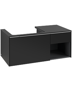 Villeroy und Boch Subway 3. 1930 C572L0VL 100,1x42,25x51,6cm, avec LED / poignée aluminium brillant, noir volcan