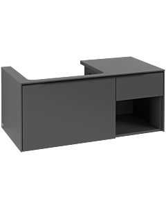 Villeroy und Boch Subway 3. 1930 C572L1VR 100,1x42,25x51,6cm, avec LED / poignée Volcano noir, graphite