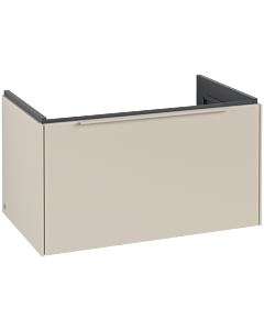 Villeroy und Boch Subway 3.0 Waschtisch-Unterschrank C57302VN 77,2x42,9x47,8cm, ohne LED/Griff monochrom, cashmere grey