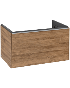 Villeroy und Boch Subway 3. 1930 C573L0RH 77,2x42,9x47,8cm, avec LED / poignée aluminium brillant, chêne kansas