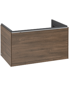 Villeroy und Boch Subway 3. 1930 vanity unit C573L0VH 77.2x42.9x47.8cm, with LED / handle aluminum glossy, arizona oak