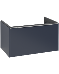 Villeroy und Boch Subway 3. 1930 vanity unit C573L0VQ 77.2x42.9x47.8cm, with LED / handle aluminum glossy, marine blue