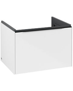 Villeroy und Boch Subway 3.0 Waschtisch-Unterschrank C57501VE 62,2x42,9x47,8cm, ohne LED/Griff Volcano black, brilliant white