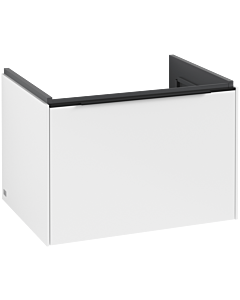 Villeroy und Boch Subway 3. 1930 vanity unit C57501VF 62.2x42.9x47.8cm, without LED / handle Volcano black, pure white