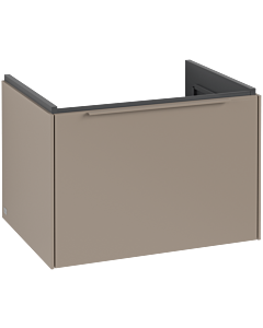 Villeroy und Boch Subway 3.0 Waschtisch-Unterschrank C57502VM 62,2x42,9x47,8cm, ohne LED/Griff monochrom, taupe