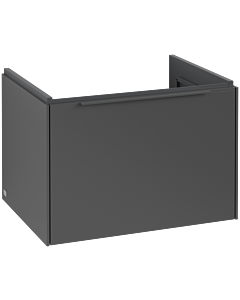Villeroy und Boch Subway 3. 1930 vanity unit C57502VR 62.2x42.9x47.8cm, without LED / handle monochrome, graphite