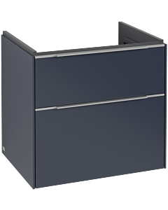 Villeroy und Boch Subway 3. 1930 vanity unit C57600VQ 62.2x57.6x47.8cm, without LED / handle aluminum shiny, marine blue