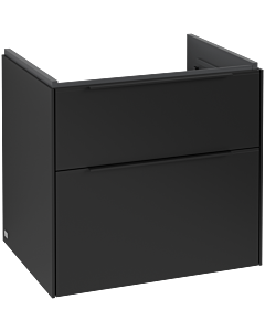 Villeroy und Boch Subway 3. 1930 vanity unit C57601VL 62.2x57.6x47.8cm, without LED / handle Volcano black, volcano black